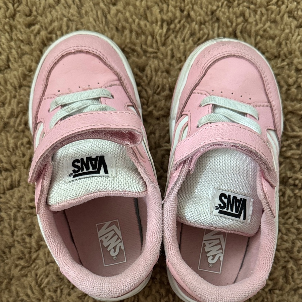 Vans Kids Light Pink Sneakers